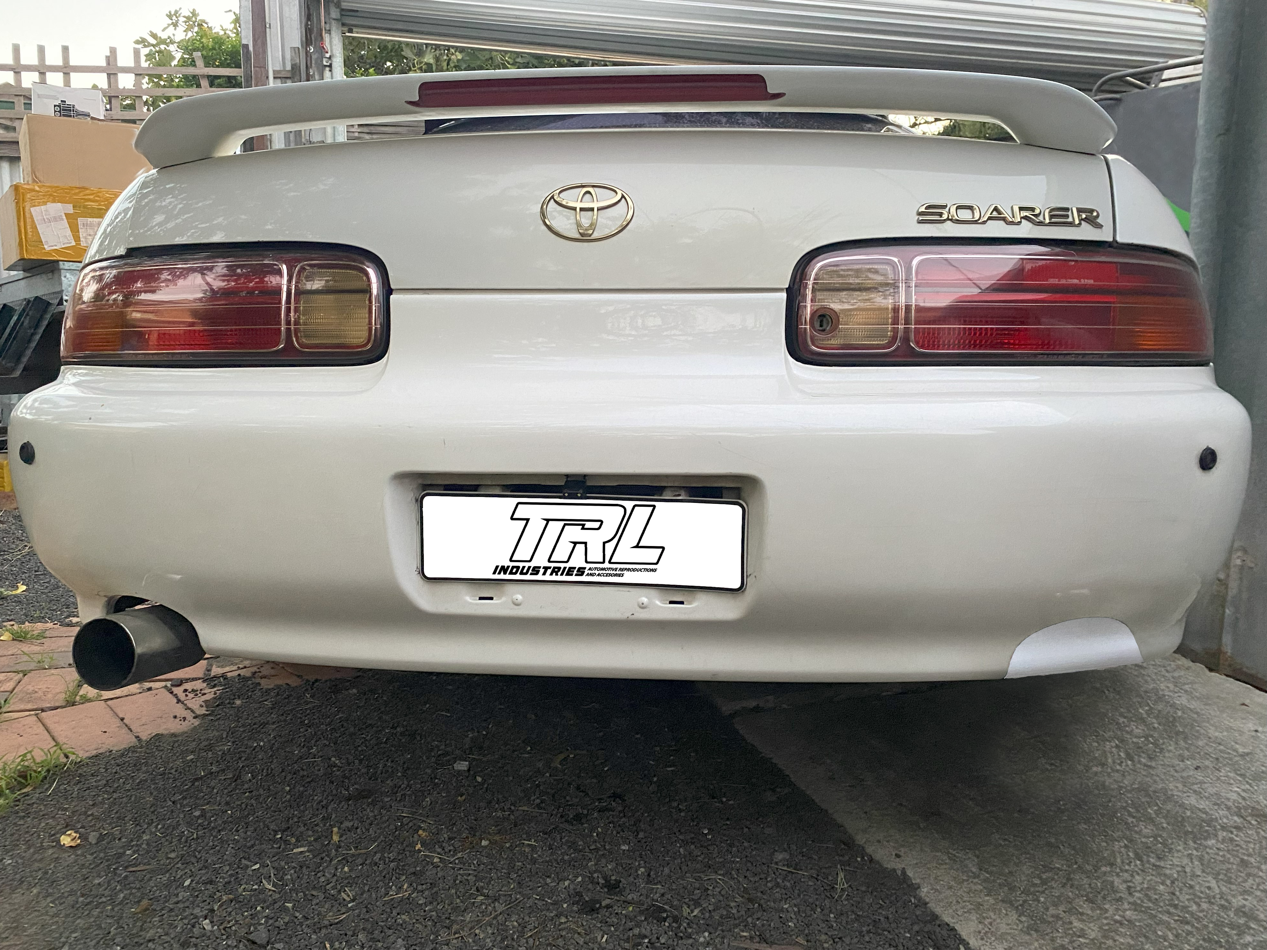 Soarer/SC exhaust cut out blank (Series 3) image 1