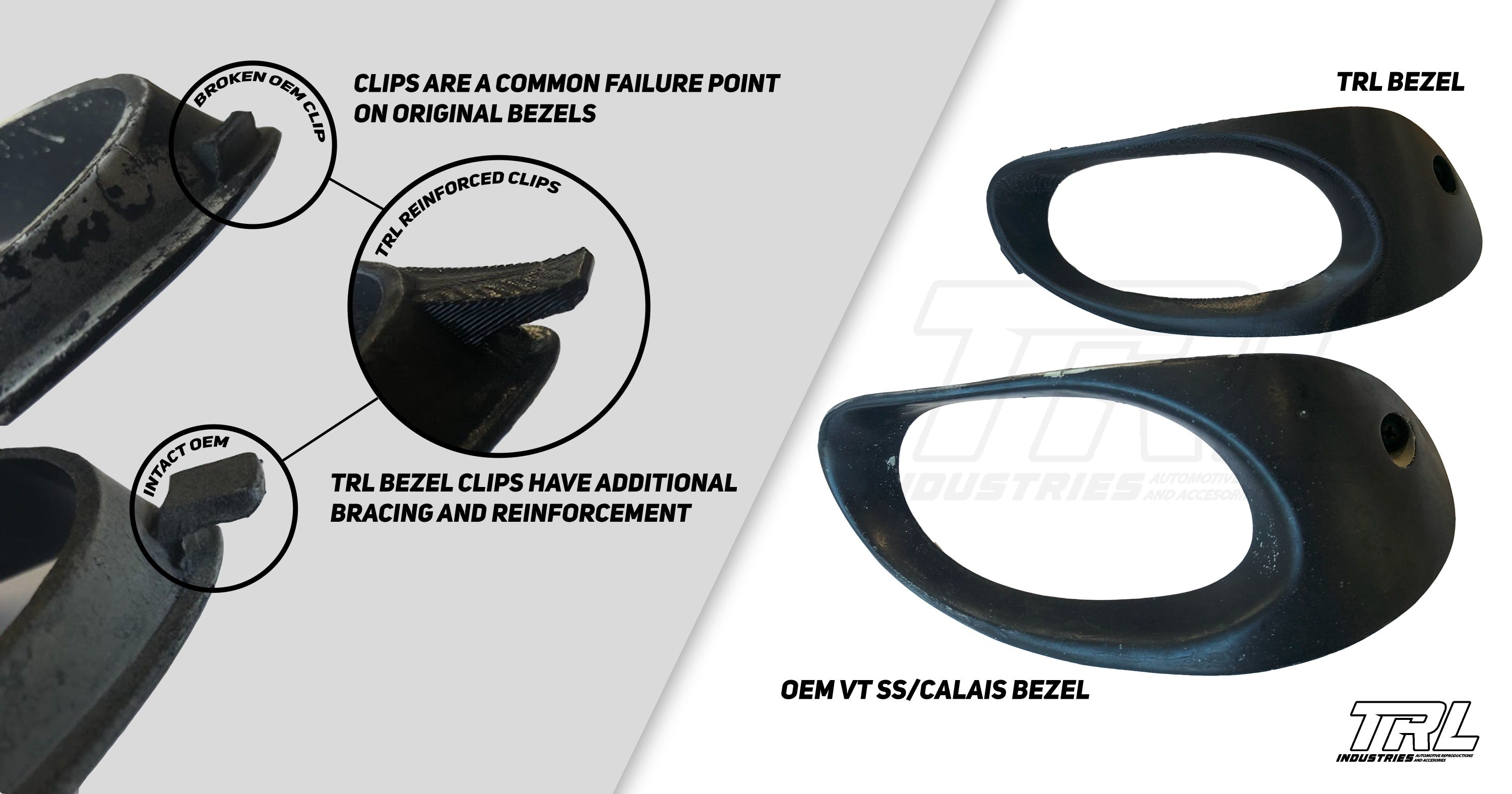 VT SS/Calais fog light bezel image 2