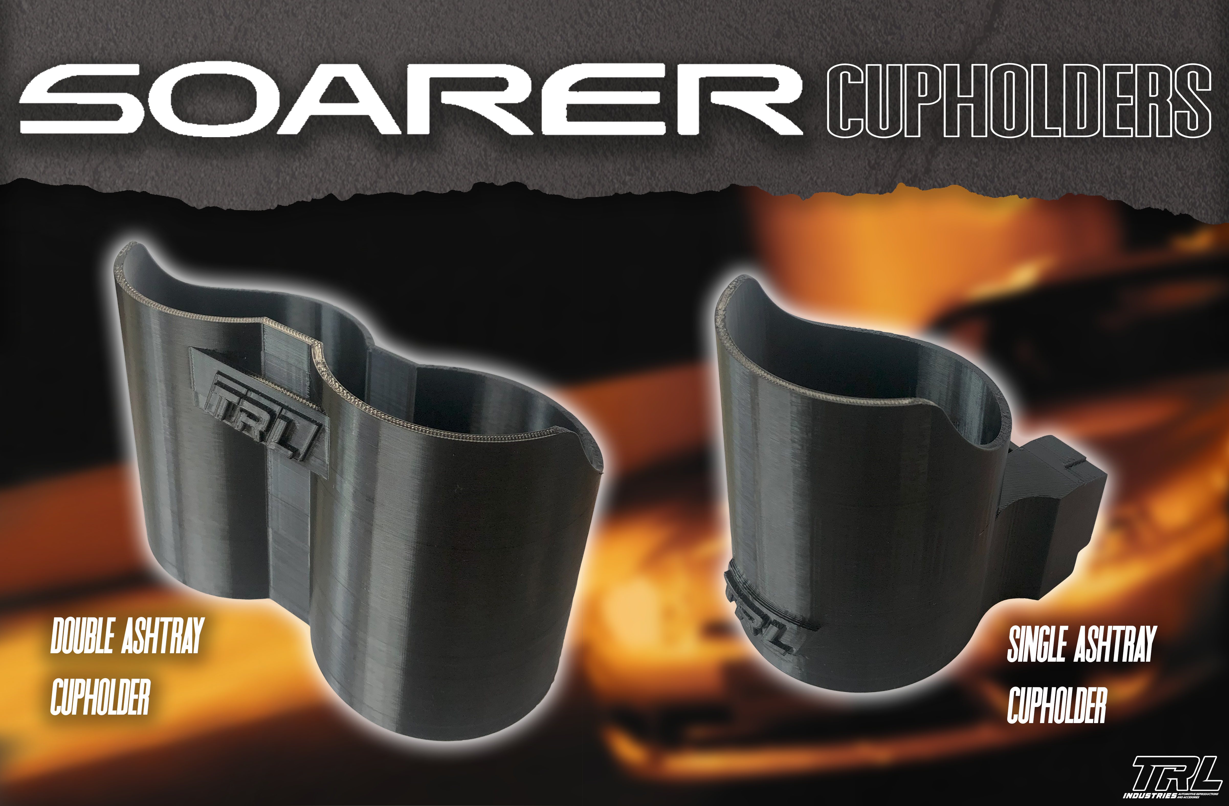 Single rear ashtray cupholder - Soarer SC300/400